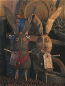 Primitive Bunny Rabbit Pattern