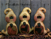 Primitive Halloween Ghost Pattern