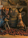 Primitive Bumble Bee Pattern 