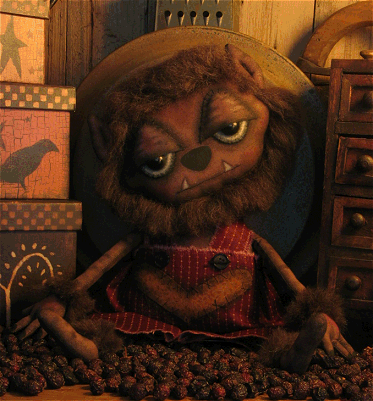 Primitive Werewolf Doll  Pattern