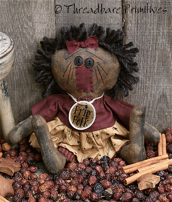Primitive Dirty Grungy Rooster Doll Instant Download E Pattern