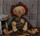 Primitive Raggedy Doll Bee Pattern